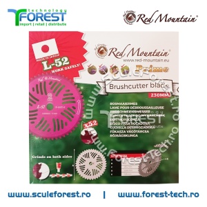 Disc (cutit) motocoasa VIDIA, arbusti 230mm 52dinti | SculeForest - Img 6