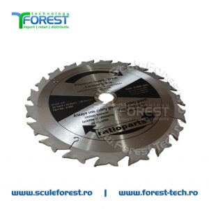 Disc (cutit) motocoasa VIDIA, arbusti 255mm 20dinti profil curb anti-recul | SculeForest - Img 3