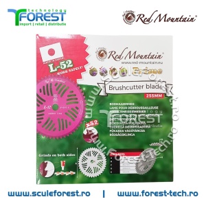 Disc (cutit) motocoasa VIDIA, arbusti 255mm 52dinti | SculeForest - Img 6