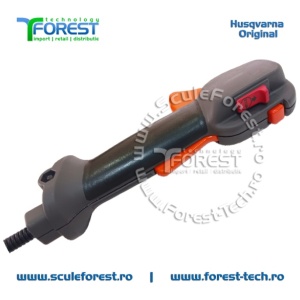 Maner acceleratie complet original cu cabluri pentru motocoasa Husqvarna 545RX - Img 5