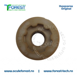 Melc ulei (pinion) original pentru pompa ulei drujba Husqvarna 350, 350e, Jonsered CS2145, CS2150 - Img 3