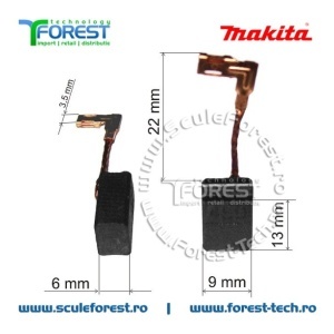 Perii colectoare (carbune) originale Makita CB459 - Img 3