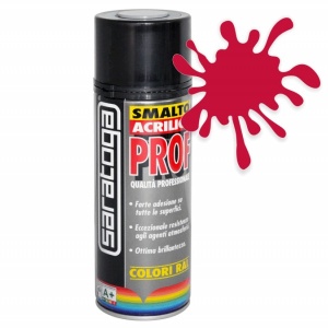 Spray email lucios SMALTO acrilic profesional ROSU RUBINIU RAL3003 - 400ml