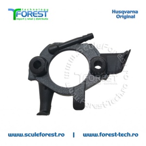 Suport carburator drujba Husqvarna 340e, 345e, 350e - Img 2