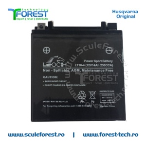 Acumulator tractor / rider Husqvarna 12V / 14 Ah - Img 2