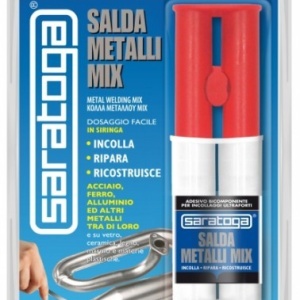 Adeziv bicomponent pentru metal UNIMETAL MIX - 25ml