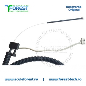 Cablu acceleratie complet original pentru motocoasa Husqvarna 545RX, 545RXT, 545FX, 545FXT - Img 3