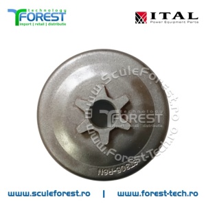 Carcasa ambreiaj compatibila pentru drujba Stihl 017, 018, MS170, MS180, MS230, MS250 cu pinion fix si rulment pas .3/8" - Img 6