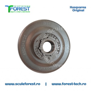 Carcasa ambreiaj originala pentru drujba Husqvarna 136, 137, 141, 142, 235, 235e cu sproket si rulment pas .325" - Img 5