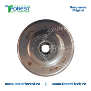 Carcasa ambreiaj originala pentru drujba Husqvarna 565, 572XP cu sproket si rulment pas .3/8" - Img 4