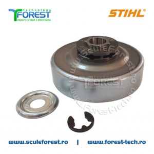 Carcasa ambreiaj originala pentru drujba Stihl MS261, MS261C, MS271, MS271C, MS291 cu sproket pas .325" - Img 3