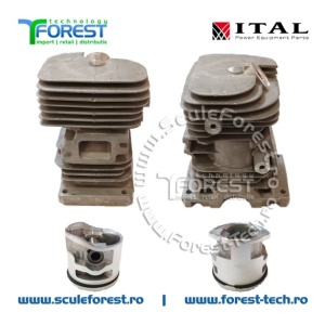 Cilindru compatibil drujba Stihl MS180 2-MIX, MS180C 2-MIX New Model - Img 3
