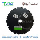Disc (cutit) motocoasa Maxi Red Mountain, arbusti 225mm 22dinti | SculeForest