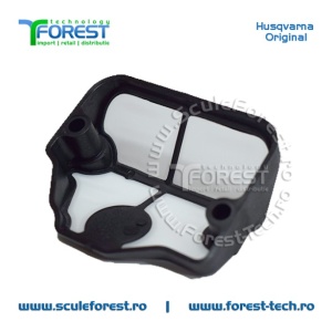 Filtru aer cu sita din plastic original pentru drujba Husqvarna 136, 137, 142 - Img 5