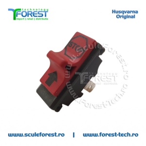 Intrerupator original pentru drujba Husqvarna 365, 365 X-TORQ, 371XP, 372XP, 372XP X-TORQ, 385XP, 390XP, Jonsered CS2171 si motocoasa Husqvarna 232R, 235R, 235RII, 324RX, 343RX, 345RX, 345FX, 345FXT
