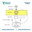 Knob (bulb) inferior original cap motocoasa T55X Husqvarna