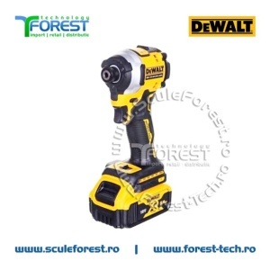 Masina de insurubat cu impact DeWalt DCF850P2T cu 2 acumulatoare Li-Ion, 18 V, 5 Ah, 205 Nm, M16, valiza