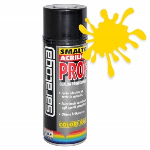 Spray email lucios SMALTO acrilic profesional GALBEN SEMNAL RAL1023 - 400ml