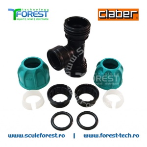 Teu Claber Ø3/4" cu mufa filetata F de Ø3/4" - Img 6
