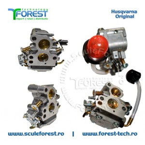 Carburator original pentru drujba Husqvarna 120 MarkII, 235, 235e, 236, 240, 240e, Jonsered CS2234, CS2238, McCulloch CS340, CS380 - Img 2