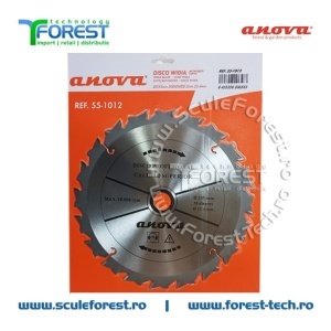Disc (cutit) motocoasa VIDIA Anova, arbusti 255mm 20 dinti profil curb anti-recul | SculeForest - Img 6
