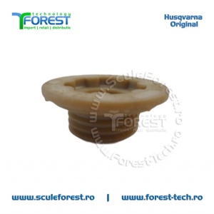 Melc ulei (pinion) original pentru pompa ulei drujba Husqvarna 350, 350e, Jonsered CS2145, CS2150 - Img 5