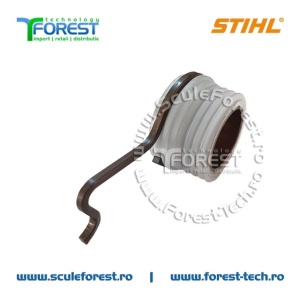 Melc ulei (pinion) original pentru pompa ulei drujba Stihl MS651, MS661, MS661C - Img 4
