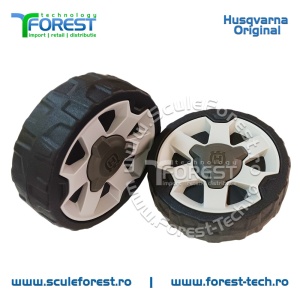Roata fata originala KIT pentru masina tuns gazon Husqvarna LC140P, LC140SP - Img 2