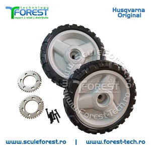 Roata fata originala KIT pentru masina tuns gazon Husqvarna LC353AWD