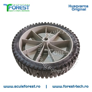 Roata fata originala pentru masina tuns gazon Husqvarna LC153, LC53 - Img 4