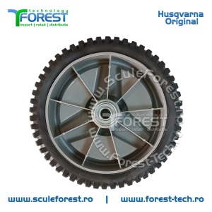 Roata fata originala pentru masina tuns gazon Husqvarna LC153S, LC356V - Img 2