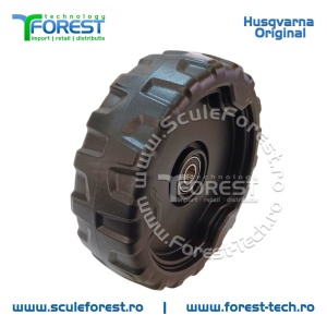 Roata fata originala pentru masina tuns gazon Husqvarna LC247, LC247S, LC247i, LC347iVX - Img 3