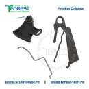 Set original parghie acceleratie inferioara + superioara + tija pentru drujba Husqvarna 120 MarkII, 235, 235e, 240e