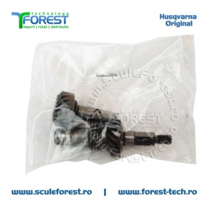 Set original pinioane angrenaj unghiular (reductor) motocoasa Husqvarna 128LDx, 327P5, 323P4, 325P5X, 525P4S - Img 4