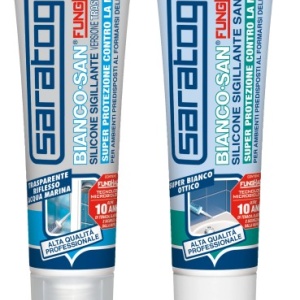 Silicon sigilant acetic BIANCO SAN de culoare ALBA - 90ml