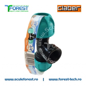 Teu Claber Ø3/4" cu mufa filetata F de Ø3/4" - Img 7
