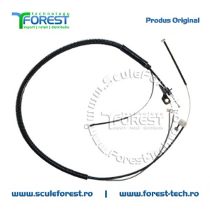 Cablu acceleratie complet original pentru motocoasa Husqvarna 355RX, 555RXT