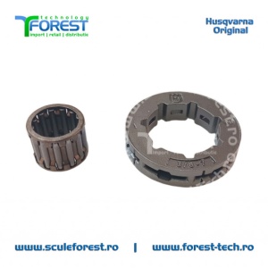 Carcasa ambreiaj originala pentru drujba Husqvarna 565, 572XP cu sproket si rulment pas .3/8" - Img 6