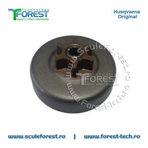 Carcasa ambreiaj originala pentru drujba Partner P740, P842 cu pinion fix si rulment pas .3/8" - Img 3