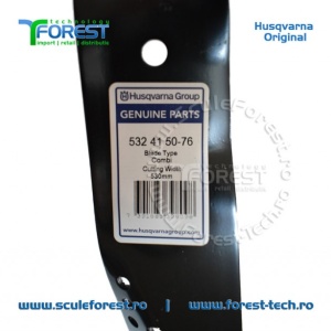Cutit original pentru masina de tuns gazonul Husqvarna 152SV - 530mm - Img 4