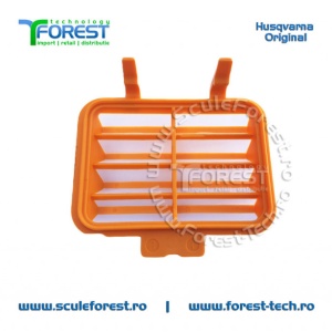 Filtru aer cu sita din plastic original pentru drujba Husqvarna 130, 135 Mark II - Img 5