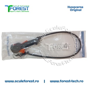 Maner acceleratie complet original cu cabluri pentru motocoasa Husqvarna 545RX - Img 8