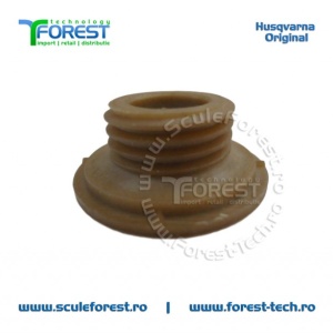 Melc ulei (pinion) original pentru pompa ulei drujba Husqvarna 350, 350e, Jonsered CS2145, CS2150