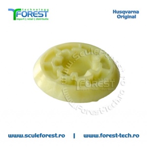 Melc ulei (pinion) original pentru pompa ulei drujba Husqvarna 562XP - Img 2