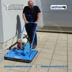 Placa compactoare cu role WEBER VPR 700 ptr. dale, pavaje - Img 4