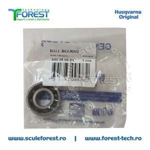 Rulment cu bile original la angrenaj unghiular motocoasa Husqvarna 545RX, 545RXT, 555FXT, 555RXT, 343R, 355FX, 355RX - Img 7