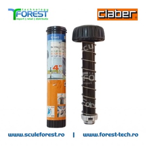Sprinkler Pop-Up 90°- 210° cu mufa F 1/2" Claber - Img 3