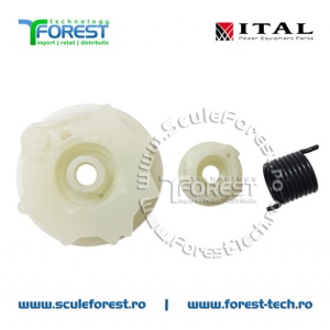 Tambur demaror KIT compatibil pentru drujba Husqvarna 120 MarkII, 137, 142, 235e, 236, 240e