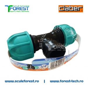 Teu Claber Ø3/4" cu mufa filetata F de Ø3/4" - Img 8