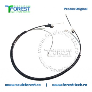 Cablu acceleratie complet original pentru motocoasa Husqvarna 355RX, 555RXT - Img 3